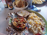 Almejas rellenas empapeladas
