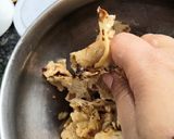 A picture of step 3 of Roti ki churi.
