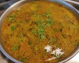 A picture of step 13 of Maharashtrian Toorichi Aamti (Fresh green pigeon peas curry).