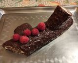 Foto del paso 9 de la receta: Tronquito Velvet relleno crema queso y cobertura chocolate