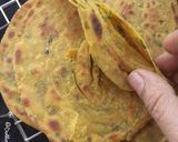 पुदीना लच्छा पराठा (pudina lachha paratha recipe in Hindi) रेसिपी चरण 7 फोटो