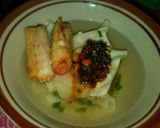 Foto langkah ke 7 dari resep Somay kuah dan pangsit isian sosis dengan sambal spesial.