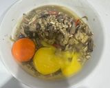 Foto langkah ke 1 dari resep Telur Dadar Tempe Jamur.