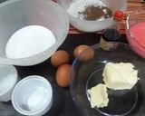 Foto del paso 1 de la receta: Red velvet cake o pastel de terciopelo rojo