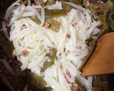 Foto del paso 2 de la receta Noodles de arroz salteados con judías verdes y jamón