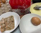 รูปขั้นตอนการทำที่ 1 ของ ขนมปังหน้าหมูกุ้ง. หม้อทอดไร้น้ำมัน🐷🦐🍞