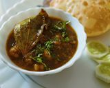 A picture of step 7 of Chole in brown gravy.