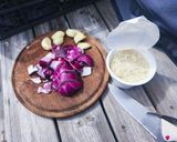 Foto del paso 1 de la receta: Calamares en Salsa con Arroz y Mariscos