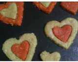 A picture of step 5 of Oats Rose Cookies.