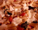 Mexikói csirkés penne bazsalikommal recept fázis 4 fotója