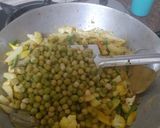 A picture of step 3 of Paneer biryani.