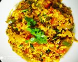 A picture of step 4 of Paneer bhurji.
