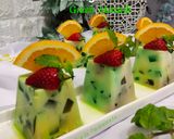 Foto langkah ke 7 dari resep Pudding Green Mozaik.