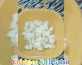 A picture of step 1 of Chickpea cold Salad🥗.