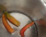 A picture of step 1 of Kashmiri dum aloo.