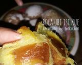 Foto langkah ke 5 dari resep Bola ubi isi kue keranjang melted.
