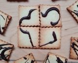 Foto del paso 5 de la receta: Masitas de vainilla y chocolate Puzzle 👩‍🍳 Cookpad N° 5