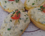 Foto del paso 4 de la receta: Patatas rellenas de queso azul y nueces -en microondas-