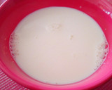 A picture of step 3 of Arrow root Smoothie#4 weeks challenge #.