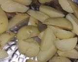 A picture of step 1 of Potato Wedges.