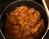 A picture of step 3 of Chicken Enchiladas.