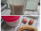 Panqueques de avena y plátano