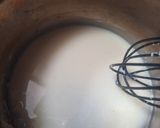 Foto langkah ke 7 dari resep Bolu Ubi Ungu Kukus Vla Keju.