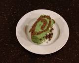 Chocolate Cake Roll with Pistachio Cream Filling and Frosting recipe step 28 photo
