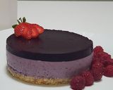 A picture of step 7 of Blueberry Cheese Cake (No Bake Dessert).