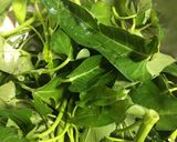 A picture of step 1 of Water Spinach Khichdi.