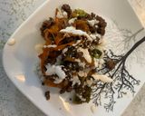 A picture of step 4 of Mongolian Beef.