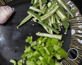 A picture of step 1 of Sindhi kadhi.