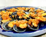 Foto del paso 5 de la receta: Mejillones con salsa vieira