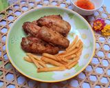 Hình bước làm 3 của món Cánh gà nướng mắm ruốc