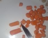 A picture of step 2 of Senate Bean Soup.
