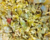 A picture of step 1 of Broad beans(avaraikai)poriyal.