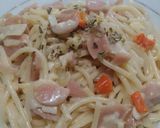 Foto langkah ke 4 dari resep Spaghetti Carbonara Pedas.