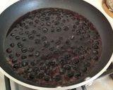 A picture of step 2 of Roasted Veal Loin with Flavored Coarse Salt, Blueberry Sauce, and Zucchini Fritters.