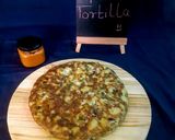 A picture of step 13 of Spanish tortilla.
