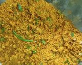 A picture of step 1 of Gunda nu shak (Stuffed Gumberry curry).