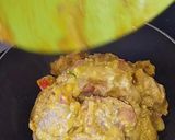 A picture of step 2 of No oil chicken curry recipe.