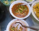 A picture of step 4 of Mutton paya.