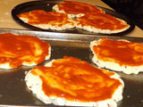 Pizzetas nutritivas de maiz y semillas