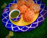 A picture of step 6 of Sabudana vada.