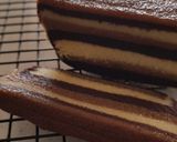 A picture of step 9 of Steamed Cocoa Coffee Layer Cake.