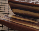 A picture of step 9 of Steamed Cocoa Coffee Layer Cake.