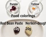 Nerikiri Wagashi: "菖蒲 Shobu （Iris）" recipe step 1 photo
