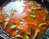 A picture of step 9 of Paneer-capsicum masala.