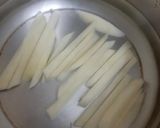 A picture of step 1 of Peri peri fries.