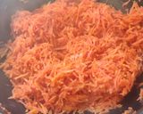 A picture of step 1 of Gajar Halwa Shots !!.